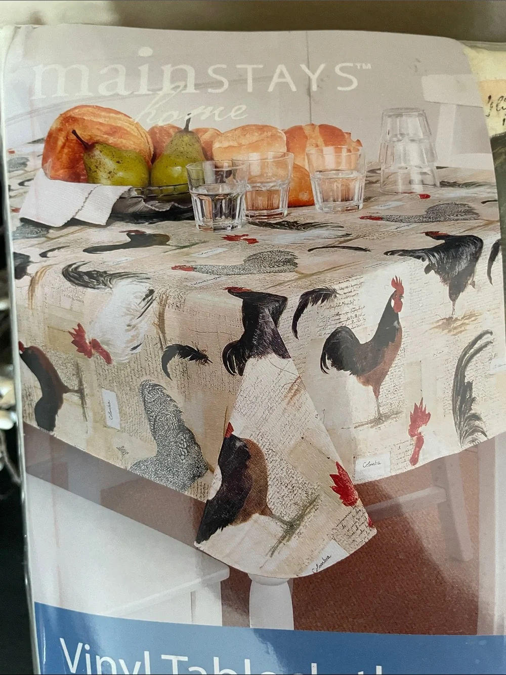 Mainstays vinyl tablecloth